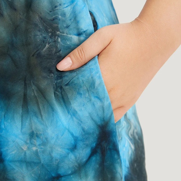 BloomChic Tie-Dye Blue Romper XL us14-16 - Picture 6 of 10